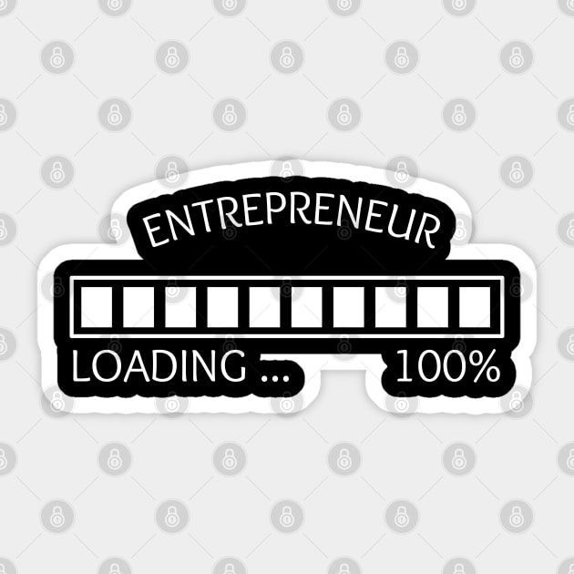 Entrepreneur Loading 100 % Collection Sticker by belkacemmdjoudi@gmail.com